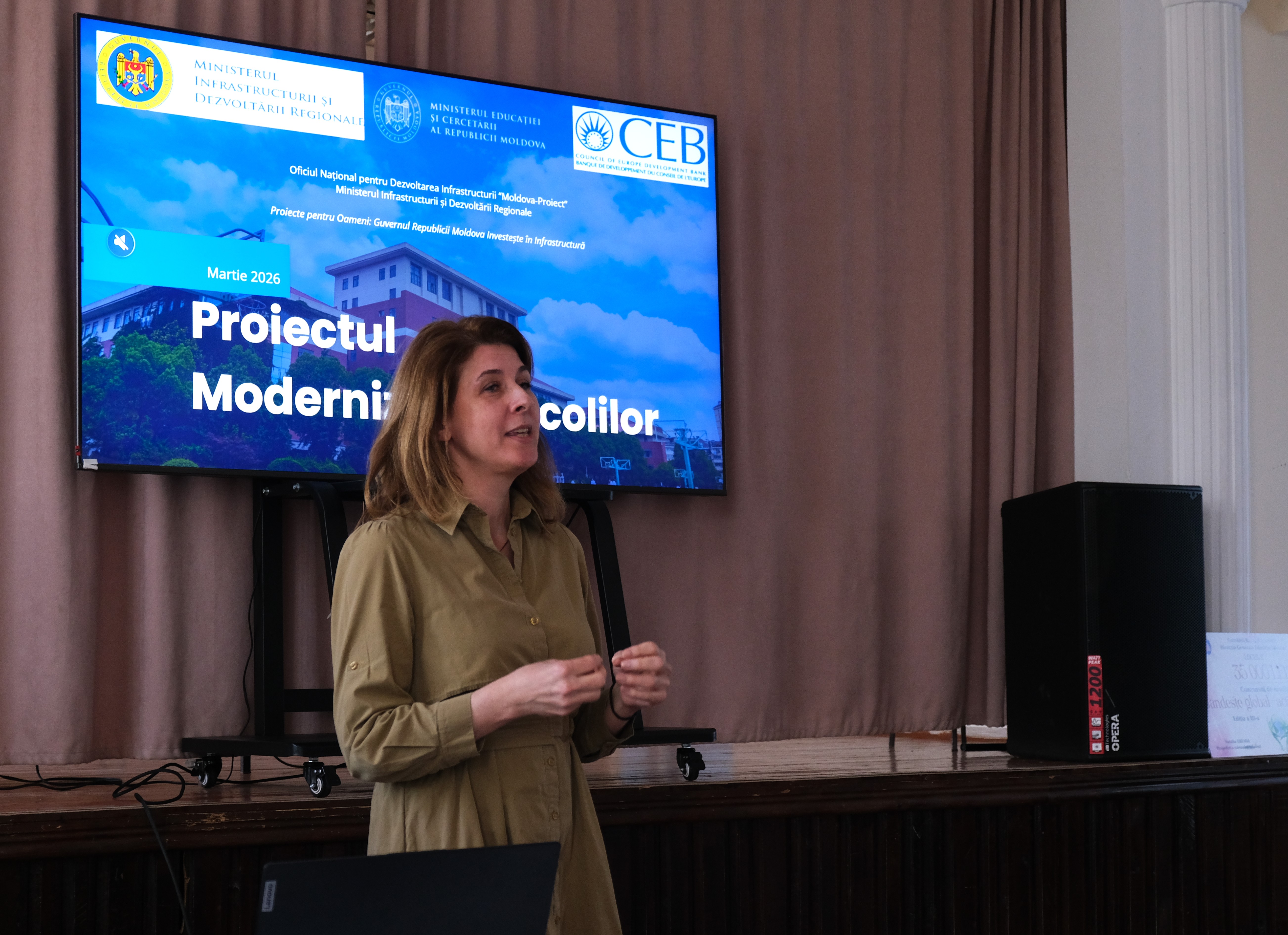 Liceul Teoretic „Olimp” din Costești a fost inclus în proiectul „Modernizarea școlilor”