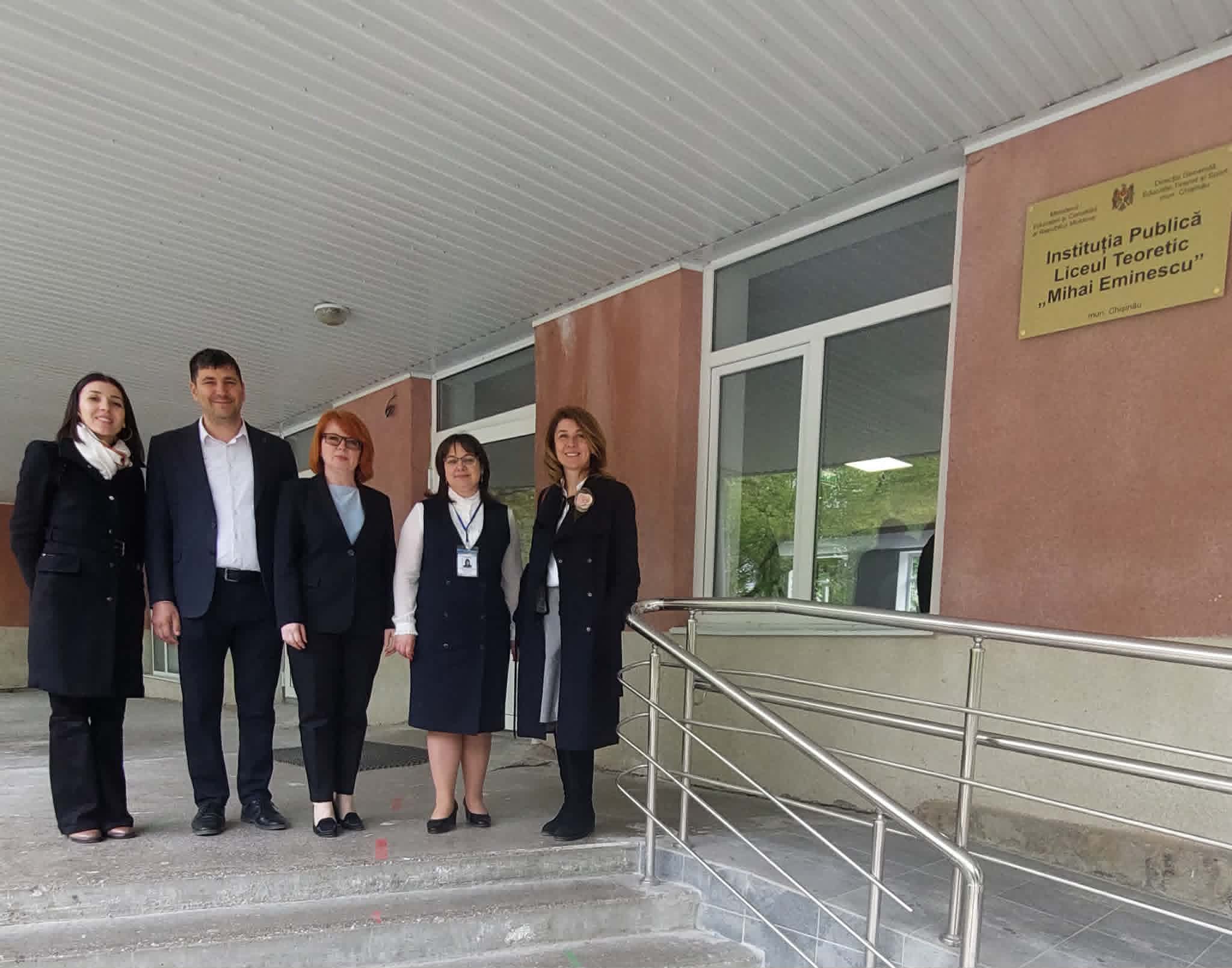 Liceul „Mihai Eminescu” din Chișinău va fi modernizat în cadrul proiectului „Modernizarea școlilor”