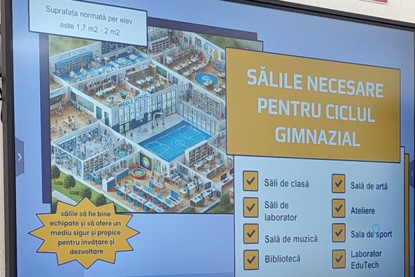 Sesiune de informare la Gimnaziul din Strășeni